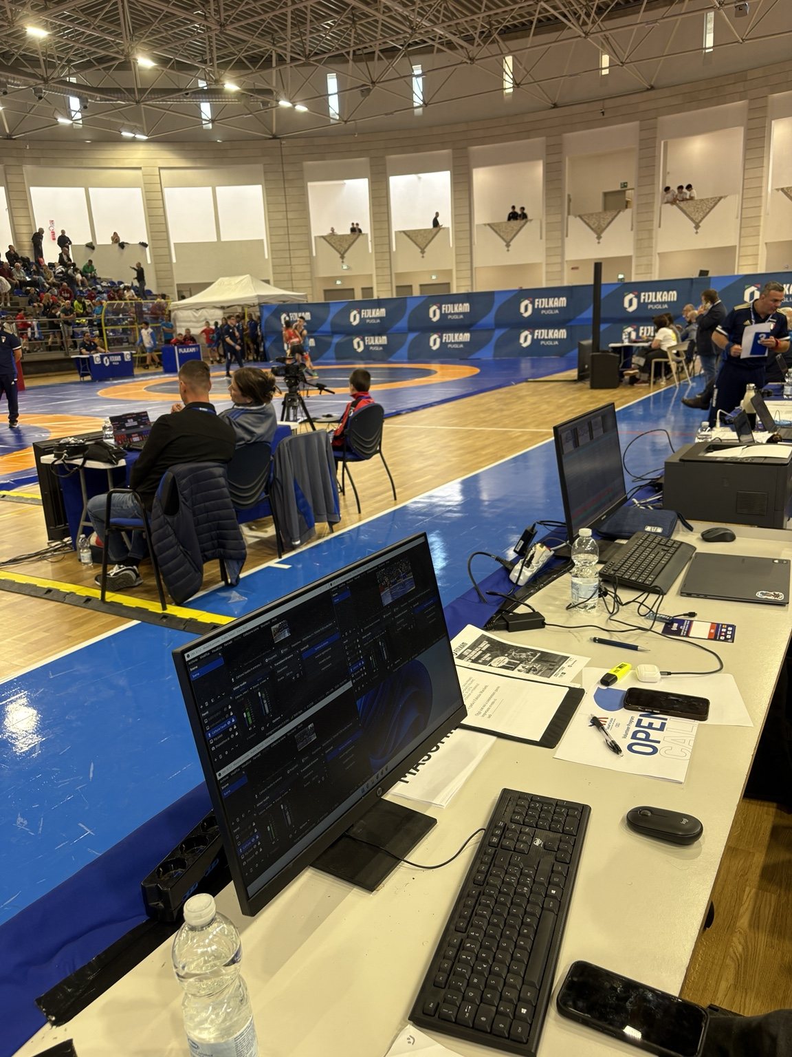 Regia tecnica e gestione evento sportivo